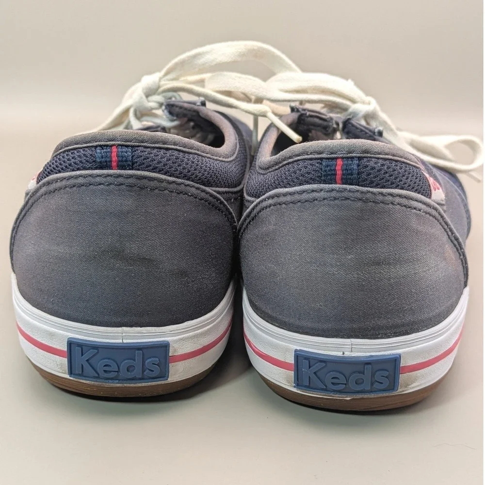 Keds Womens Retro Style Navy‎ Blue Lace Up Low Top Tennis Sneakers Size 9.5